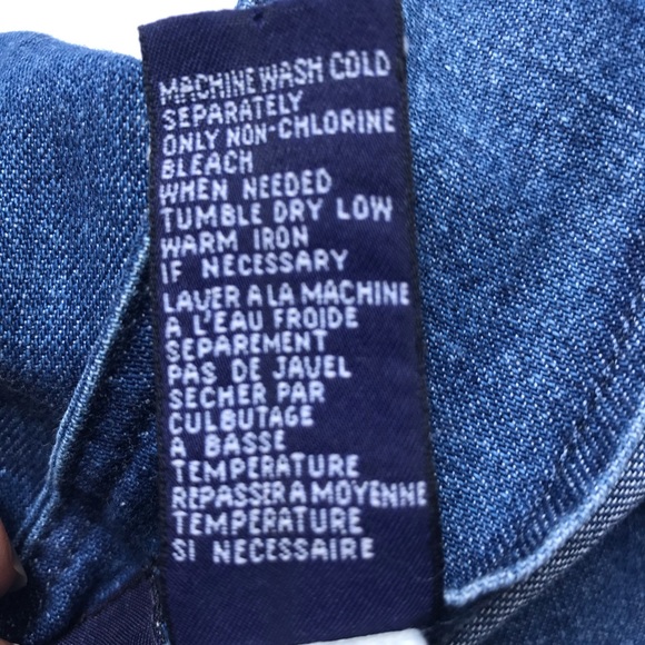 Vintage GAP Wrap Mini Skirt Size Small Blue - Picture 10 of 10